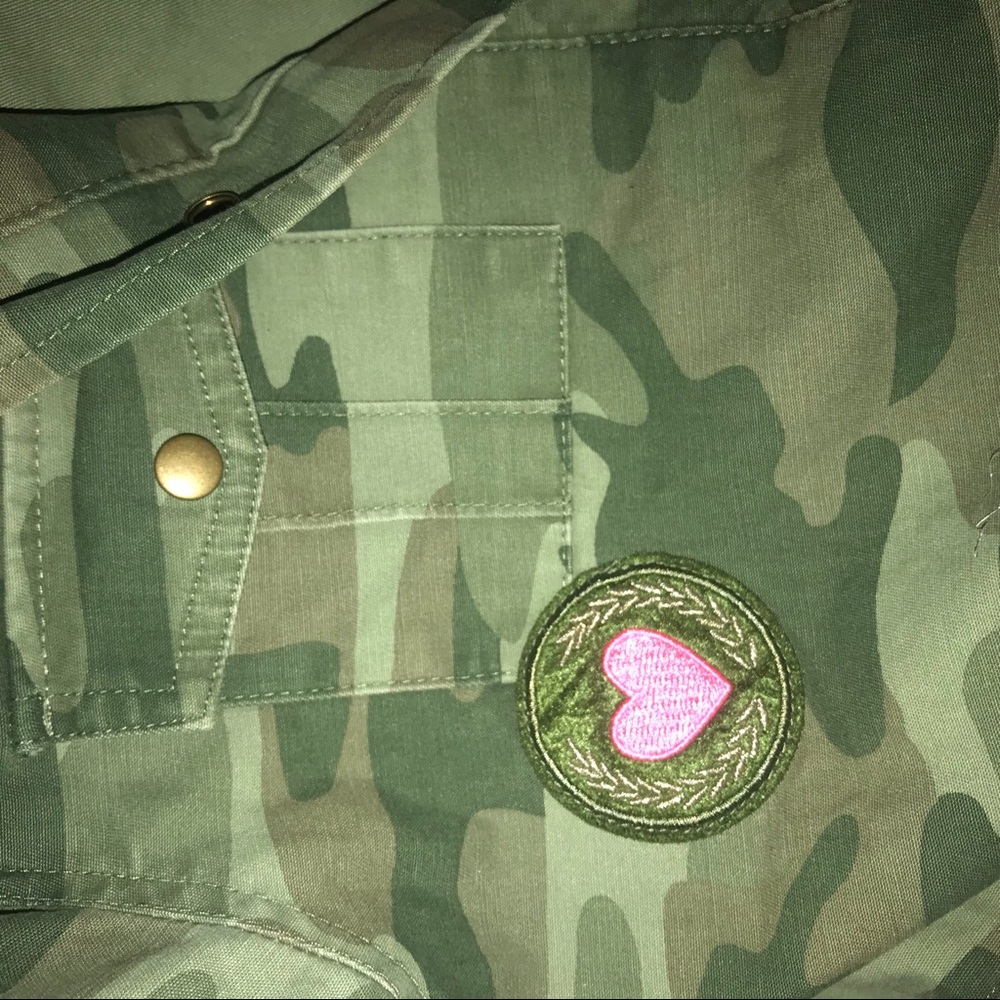 Justice Camouflage Jacket NWT - Picture 7 of 8